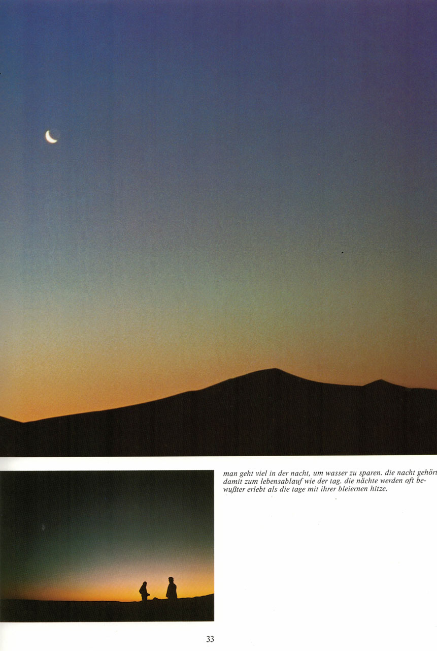 otl aicher gehen in der wüste 1982 - foto andreas görres